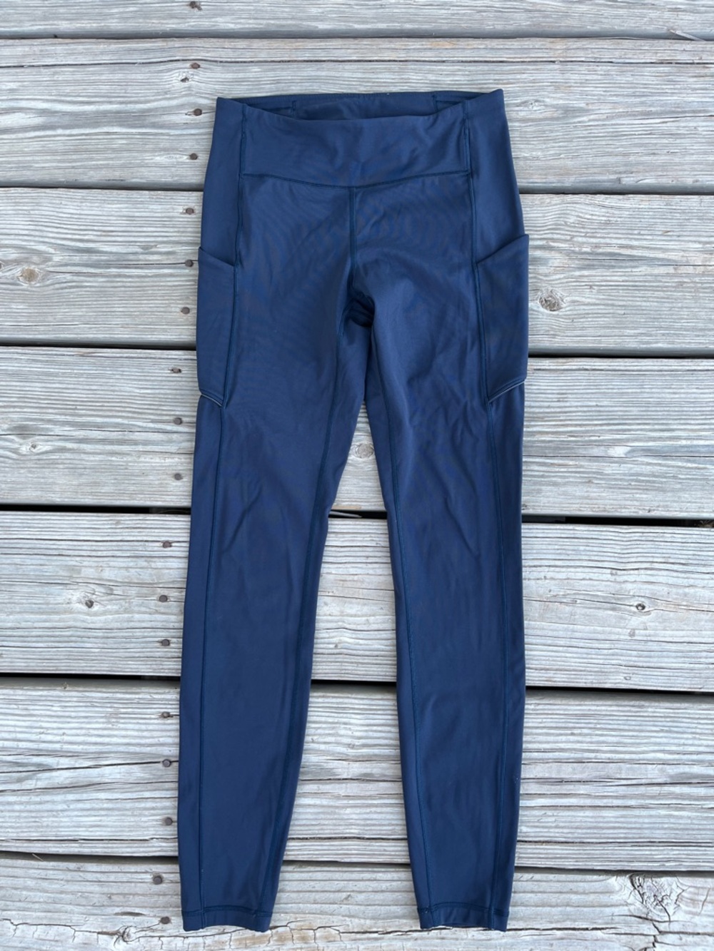 lululemon athletica Navy High-Rise Leggings with Side Pockets